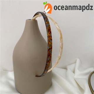 OCEANMAPDZ ที่คาดศีรษะ เครื่องประดับผม ลายเสือดาว กรดอะซิติก สําหรับผู้หญิง