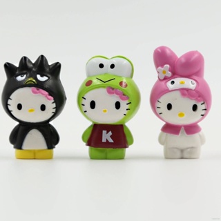 Yyds โมเดลฟิกเกอร์ คอสเพลย์ Sanrio Hello Kitty Keroppi Melody Kuromi ของเล่นสําหรับเด็ก เก็บสะสม ของขวัญ