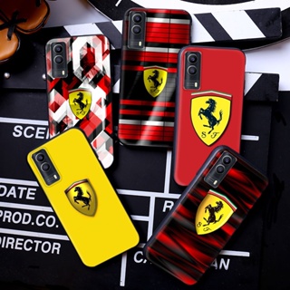 เคสโทรศัพท์มือถือแบบนิ่ม ลายโลโก้ Ferrari Y210 สําหรับ Vivo V5 Y67 V5s V5 Lite Y66 Y75 V7 Plus Y79 V9 Y85 Y89 V11 V15 Pro V19