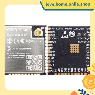 Esp32-wroom-32u โมดูล WIFI ไร้สาย และบลูทูธ ESP32 WIFI ในตัว เชื่อมต่อการสื่อสารได้หลากหลาย ใช้แบตเตอรี่