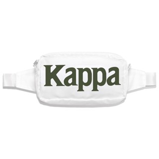 กระเป๋าคาดเอว	KAPPA AUTHENTIC FLETCHER Waist Bag White-Green Parsley