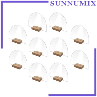 [Sunnimix] ป้ายชื่ออะคริลิคเปล่า ทนทาน สําหรับงานเลี้ยงวันเกิด 10 ชิ้น