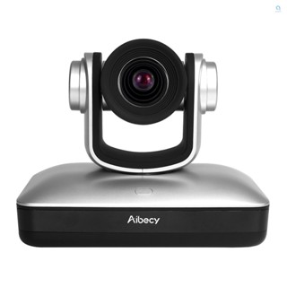 Aibecy กล้องเว็บแคมบันทึกวิดีโอ ประชุมทางไกล HD Full HD 1080P ซูมโฟกัสคงที่ มุมกว้าง 105 องศา พร้อมสายเคเบิล USB 2.0 สําหรับธุรกิจ ประชุมสด [A]