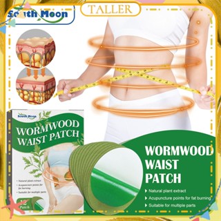 ✧Ready Stcok South Moon 12pcs/1box Wormwood Slimming Waist Stick Shrink Abdomen Loss Weight Fat Burning Tightening Belly Skin Patch Body Care TALLER