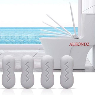 ALISONDZ แผ่นเบาะรองนั่งชักโครก แบบเปลี่ยน ถูกสุขอนามัย 4 ชิ้น