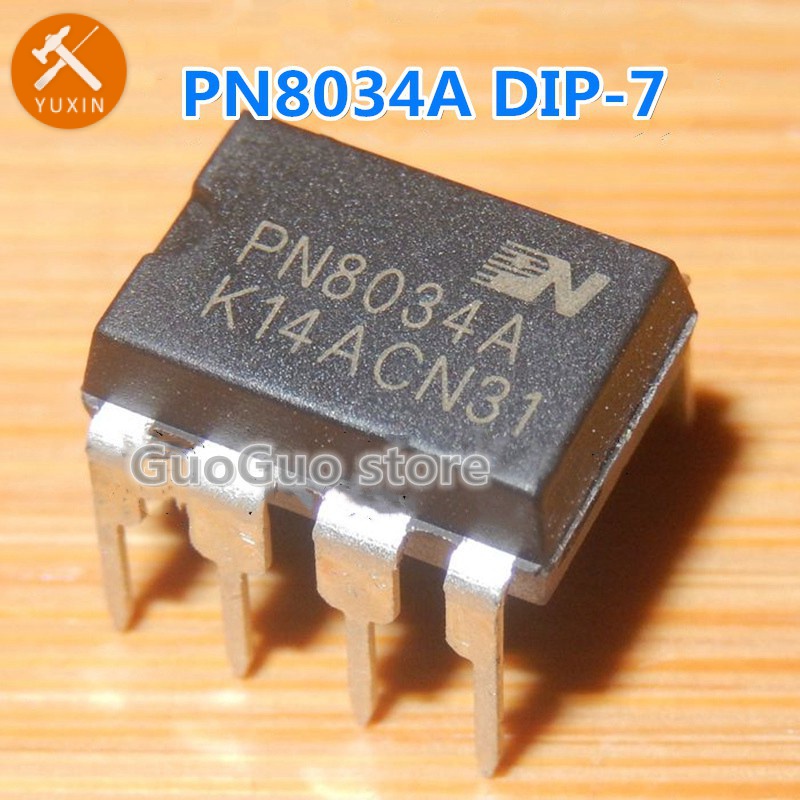 5 ชิ้น PN8034A DIP-7 PN8034 DIP7 ชิปการจัดการพลังงาน IC