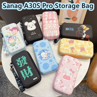 【imamura】กระเป๋าเก็บหูฟัง แบบพกพา ลายการ์ตูนปิกาจู สําหรับ Sanag A30S Pro Sanag A30S Pro