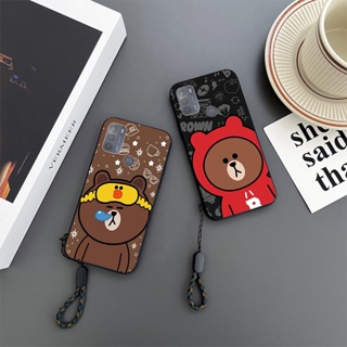 เคสโทรศัพท์มือถือ กันกระแทก ลายการ์ตูนหมีบราวน์ สําหรับ Motorola Moto G50 5G XT2137