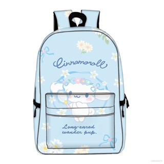 Yyds Sanrio Cinnamoroll กระเป๋าเป้สะพายหลัง ความจุขนาดใหญ่ ระบายอากาศ พิมพ์ลาย อเนกประสงค์ แฟชั่นสําหรับผู้หญิง และผู้ชาย