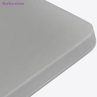 Ruisurshine ถาดซิลิโคน ทรงสี่เหลี่ยม กันลื่น สําหรับใส่สบู่ กาแฟ ชา