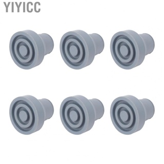 Yiyicc Rubber Cane Tips  Soft Odorless Easy To Install Wear Resistant for Four Legged Canes