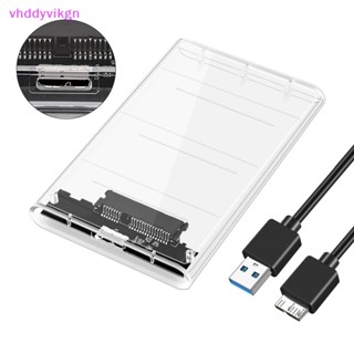 เคสฮาร์ดดิสก์ VHDD USB3.0 2.5 นิ้ว SSD SATA3 เป็น USB 3.0