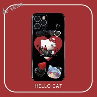 เคสโทรศัพท์มือถือ กันกระแทก ลายแมว KT สีเข้ม สําหรับ Huawei nova10 9 8 7pro 6se 5pro 4e mate50 p40 NV41