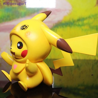 [WillBesugarT] โมเดลฟิกเกอร์ PVC อนิเมะโปเกม่อน ปิกาจู Psyduck Eevee