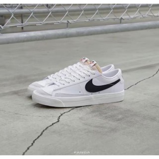 Nike Blazer Low 77 Vintage White Black DA6364-101 รองเท้าลําลอง สําหรับผู้ชาย ผู้หญิง