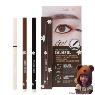 Sivanna Color Fine Waterproof Eyeliner Gel อายไลเนอร์เจล HF772 (Moov คัดสรรมาเพื่อคุณ)