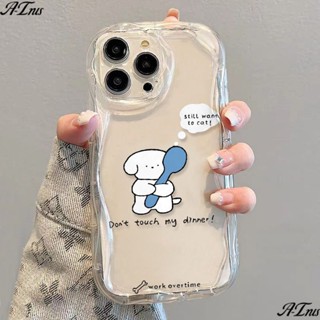 เคสโทรศัพท์มือถือแบบนิ่ม ใส กันกระแทก ลายลูกสุนัข สําหรับ Iphone xs xr 1213promax 1411✅เคสป้องกันรอย แบบนิ่ม สําหรับ Apple UA20 8p7