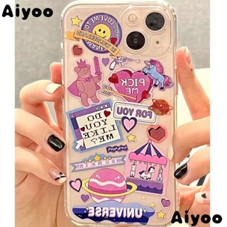 เคสโทรศัพท์มือถือ แบบนิ่ม ลายการ์ตูน สําหรับ Apple Iphone 14pro 8p max 13 7 XS1211