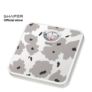 SHAPER เครื่องชั่งน้ำหนักบุคคล แบบสปริง ลาย Flower รุ่น SA-2023 - หลากสี (สินค้ารับประกัน 1 ปี)