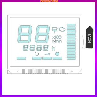 [Tachiuwa2] อะไหล่หน้าจอ LCD 6Y58350TD000 ทนทาน สําหรับเครื่องยนต์ Tachometer Gauge f250 40HP-300HP