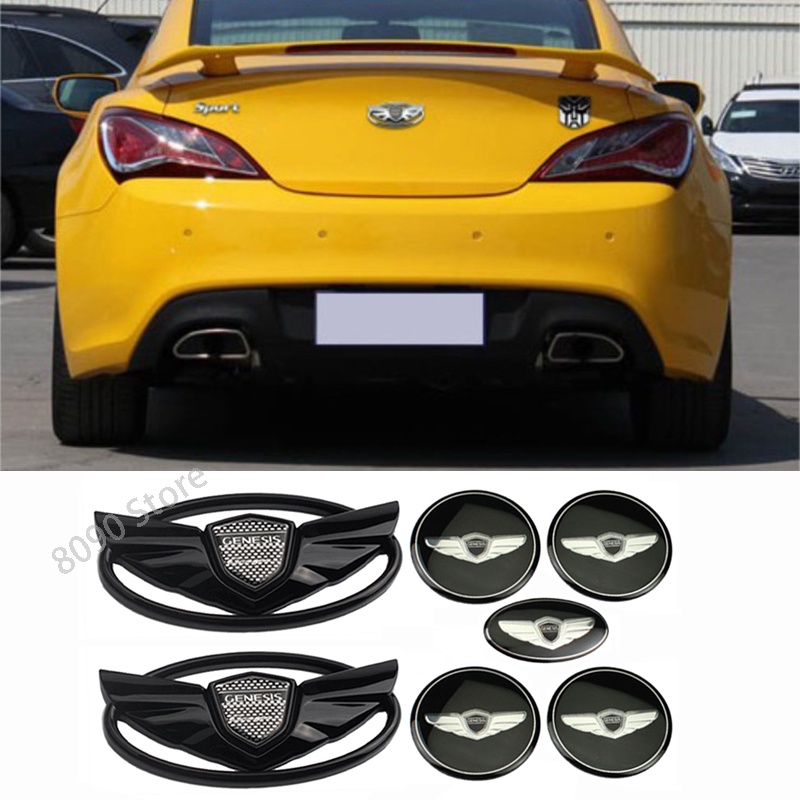 สติกเกอร์ตราสัญลักษณ์ ติดฝากระโปรงหน้า และหลังรถยนต์ สําหรับ Hyundai Genesis Accent Sonata Kicks 7 ช