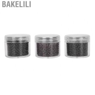 Bakelili Hair Extension Ring  3000pcs 3.0mm Silicone Micro Links Rings Small Comfortable Lined Beads Extensions Tool for Making All Kinds of Wigs and