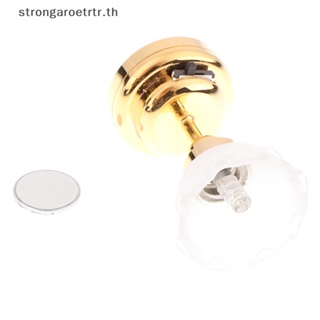 Strongaroetrtr โคมไฟเพดาน LED 1:12 สําหรับตกแต่งบ้านตุ๊กตา