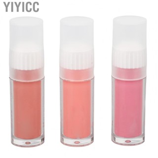 Yiyicc Face  Blusher   3g Beautiful Flush Ductility 3pcs for Travel