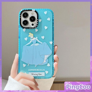 สำหรับ iPhone 11 iPhone Case Soft Clear Case เคสกรอบหนากันกระแทกกล้องน่ารัก Blue Princess ใช้ได้กับ iPhone 14 Pro Max 13 Pro Max 12 Pro Max 11 Pro Max XR XS 7 8Plus