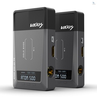 {fash} Vaxis ATOM 500 SDI Version 1080P HDMI ตัวรับส่งสัญญาณวิดีโอ ไร้สาย ระยะส่งสัญญาณ 150 ม. 492 ฟุต สําหรับกล้อง DSLR กิมบอลกันสั่น