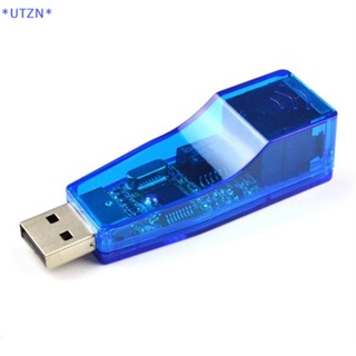 Utzn&gt; อะแดปเตอร์การ์ดเครือข่ายอีเธอร์เน็ต LAN USB 10 100Mbps เป็น RJ45 สําหรับแล็ปท็อป PC Win 7 Android Mac