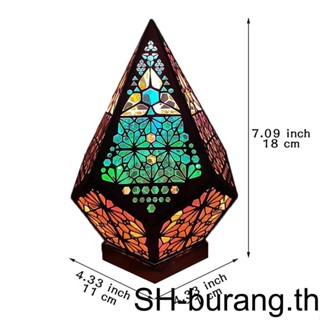 โคมไฟโปรเจคเตอร์ ABS 4 5V ใช้แบตเตอรี่ สไตล์โบฮีเมียน ขนาดพกพา แบบเปลี่ยน สําหรับตกแต่งบ้าน