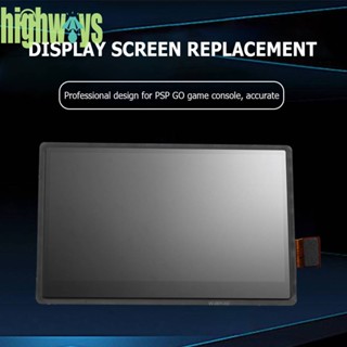 อะไหล่เกมคอนโซล หน้าจอ LCD แบบเปลี่ยน สําหรับ PSP GO Host [highways.th]