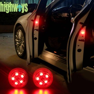 ไฟเตือน LED ไร้สาย ป้องกันการชนด้านหลัง สําหรับติดประตูรถยนต์ 2 ชิ้น [highways.th]