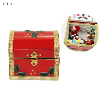 thlittle 1:12 Miniature christmas box gift dollhouse diy doll house decor accessories Boutique