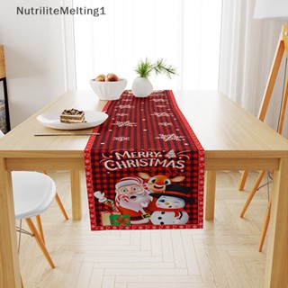 [NutriliteMelting1] ผ้าปูโต๊ะ ลาย Merry Christmas สําหรับตกแต่งบ้าน เทศกาลคริสต์มาส 2023 [TH]