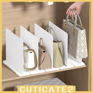 [Cuticate2] ชั้นวางของ แบ่งช่อง ติดตั้งง่าย อุปกรณ์เสริม สําหรับตู้เสื้อผ้า