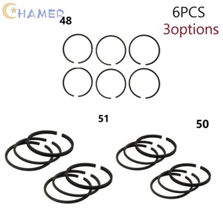 ชุดแหวนลูกสูบปั๊มลม 49 50 51 แบบเปลี่ยน 6 ชิ้น