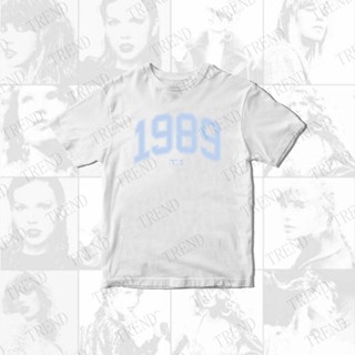 Taylor Swift 1989 เสื้อยืดแขนสั้น ผ้าฝ้าย พิมพ์ลายตัวอักษร ทรงหลวม พลัสไซซ์ สไตล์เกาหลี แฟชั่นฤดูร้อน สําหรับผู้ชาย และผู้หญิง