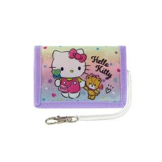 กระเป๋าสตางค์ พับได้ ลาย Hello Kitty Bear Tri