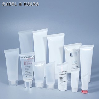 C＆K ขวดแยกการเดินทาง Frosted Smooth Hand Cream หลอดที่ว่างเปล่า Frosted Face Cleanser ท่อเครื่องสำอาง 5-100ml ครีมกันแดดเก็บr