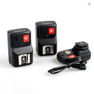 Andoer PT-04GY 4 Channels Wireless Remote Speedlite Flash Trigger Universal 1 Transmitter &amp; 2 Receivers for   Pentax Olympus