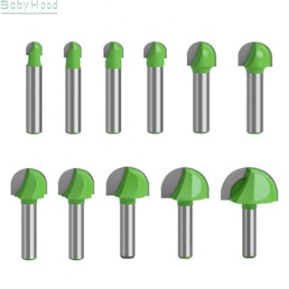 【Big Discounts】11pc 8mm Shank Ball Nose End Mill Round Nose Cove Milling Bit Radius Core Box#BBHOOD