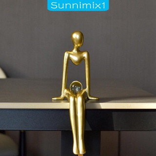 [Sunnimix1] ฟิกเกอร์เรซิ่น รูปปั้นศิลปะแอปสแตรกท์ สไตล์นอร์ดิก สําหรับตกแต่งบ้าน โต๊ะทํางาน ห้องนั่งเล่น สํานักงาน ชั้นวางหนังสือ