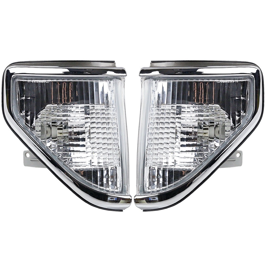 คริสตัล 2 ชิ้นไฟเลี้ยวรถยนต์สําหรับ Toyota Land Cruiser PRADO Fj70 75 78 79 KZJ78 1990-1996 มุมโคมไฟ