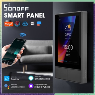 Sonoff NSPanel WiFi สวิตช์ฉากอัจฉริยะ EU / US สวิตช์เทอร์โมสตัทอัจฉริยะ All-in-One รีโมทคอนโทรล สําหรับ Alexa Google Home