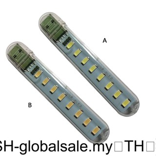 โคมไฟกลางคืน LED 8 ดวง พลาสติก 200LM 3000K 7000K ขนาดพกพา สําหรับคอมพิวเตอร์ โน้ตบุ๊ก