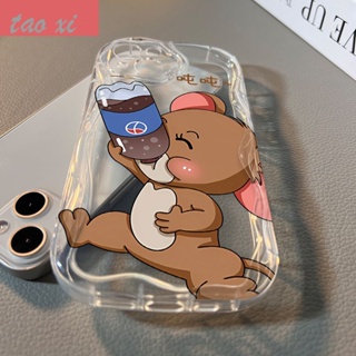 เคสโทรศัพท์มือถือ กันกระแทก กันรอยนิ้วมือ ลายการ์ตูน Cola Tom สําหรับ Apple Iphone 11 13 14plus 12pro xsmax FJWQ