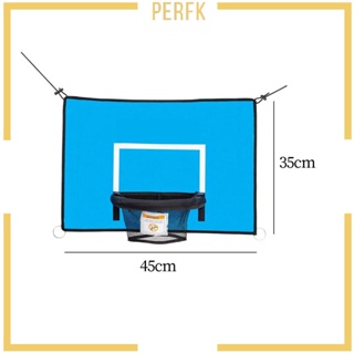 [Perfk] ห่วงบาสเก็ตบอลแทรมโพลีน ขนาดเล็ก กันน้ํา ทนทาน สําหรับเด็ก ผู้ใหญ่