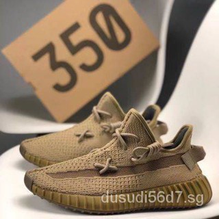 Yeezy boost 350 2022 รองเท้ากีฬาลําลอง ใส่สบาย แฟชั่นฤดูใบไม้ผลิ ฤดูร้อน สีน้ําตาล 4 มม.